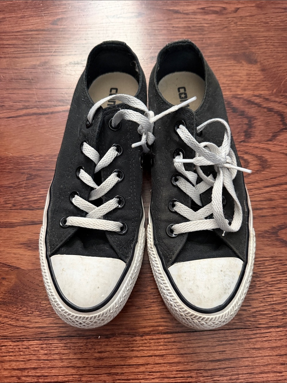 Converse Black and White Low-Top Sneakers